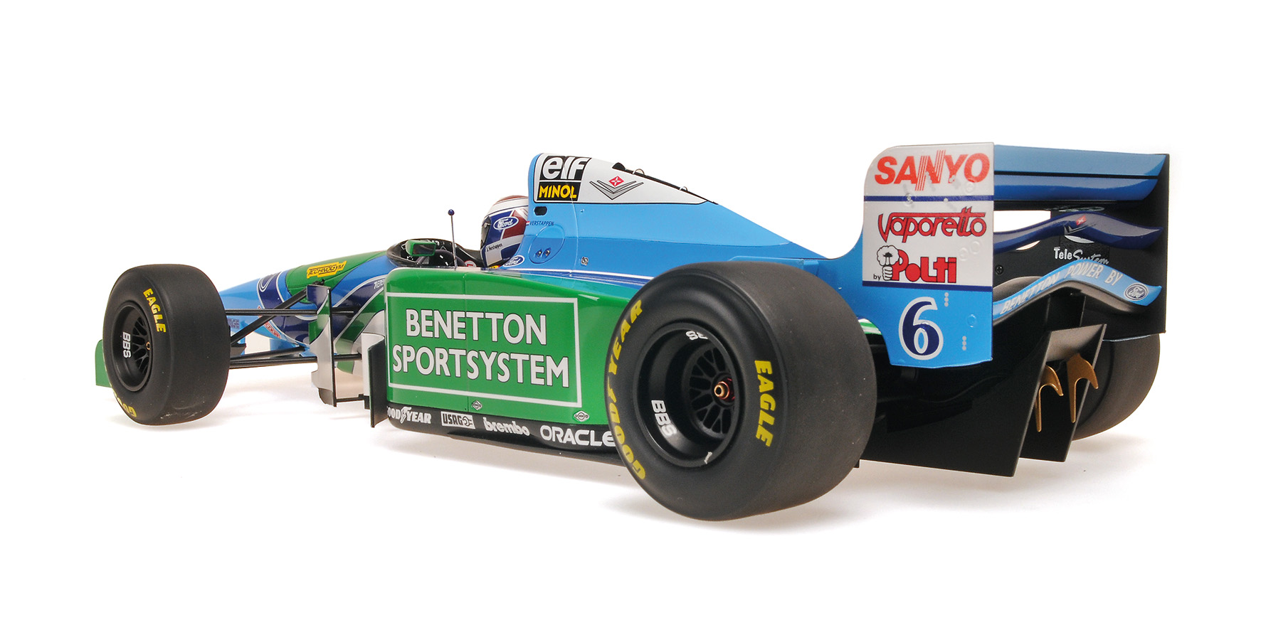 BENETTON FORD B194 - JOS VERSTAPPEN - HUNGARIAN GP 1994