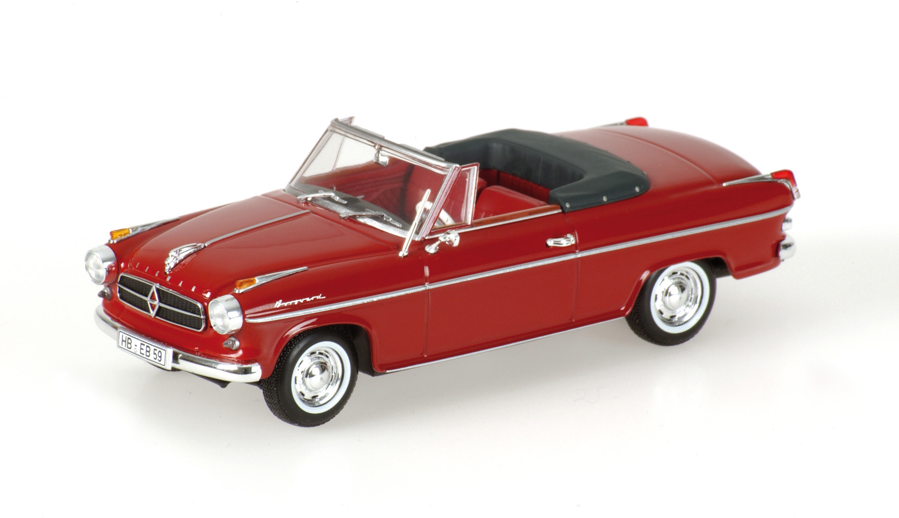 BORGWARD ISABELLA CABRIOLET - 1959 - DARK RED