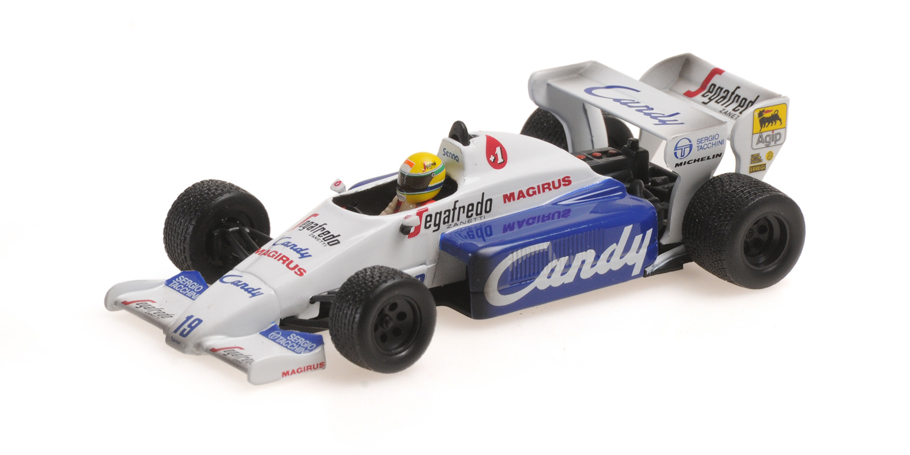TOLEMAN HART TG184 - AYRTON SENNA - 2ND PLACE MONACO GP 1984 - DIRTY VERSION