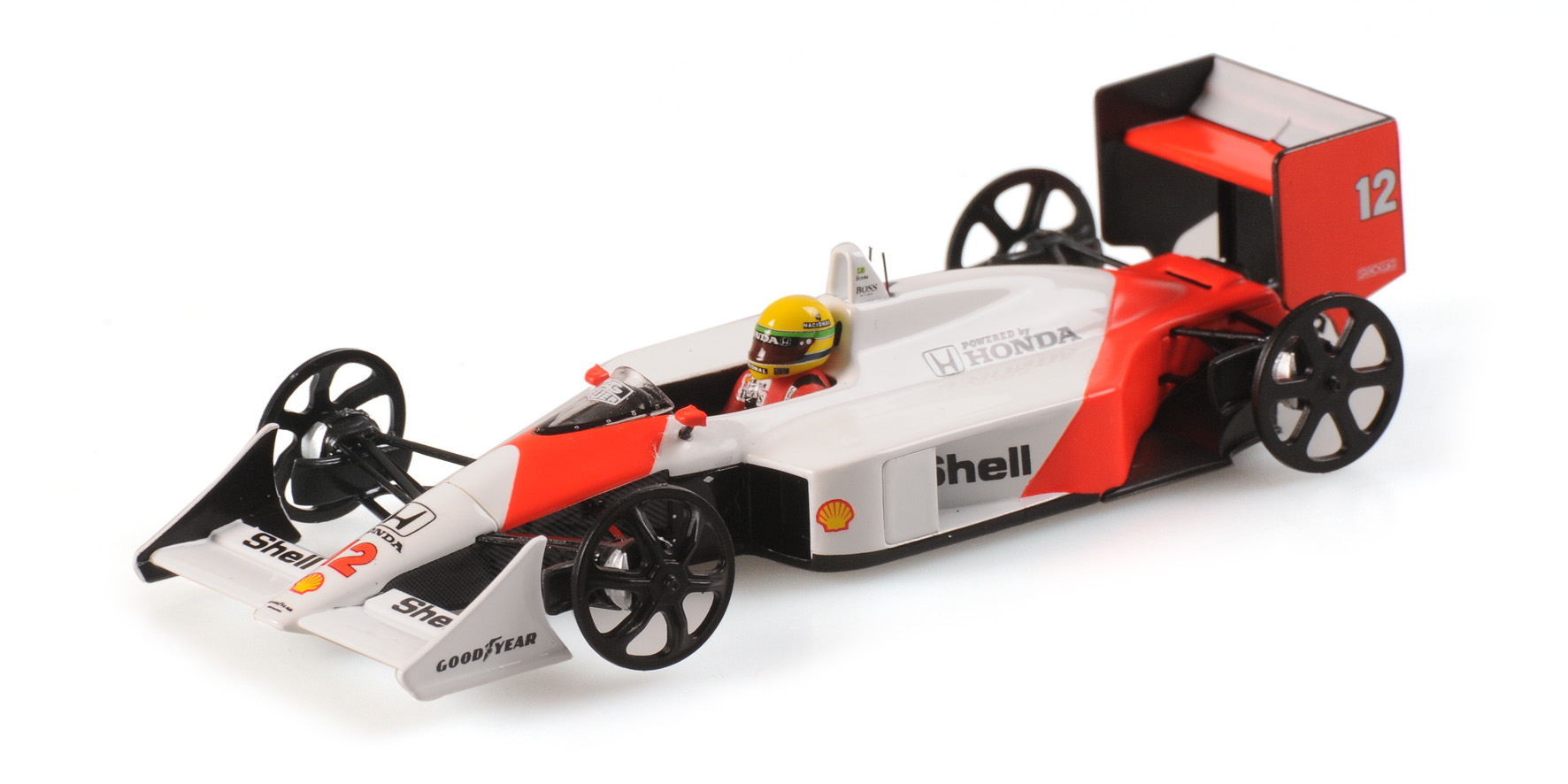 MCLAREN HONDA MP4/4 - AYRTON SENNA - 1988 - SETUP WHEELS CONFIGURATION - EXCL. MINICHAMPS.DE