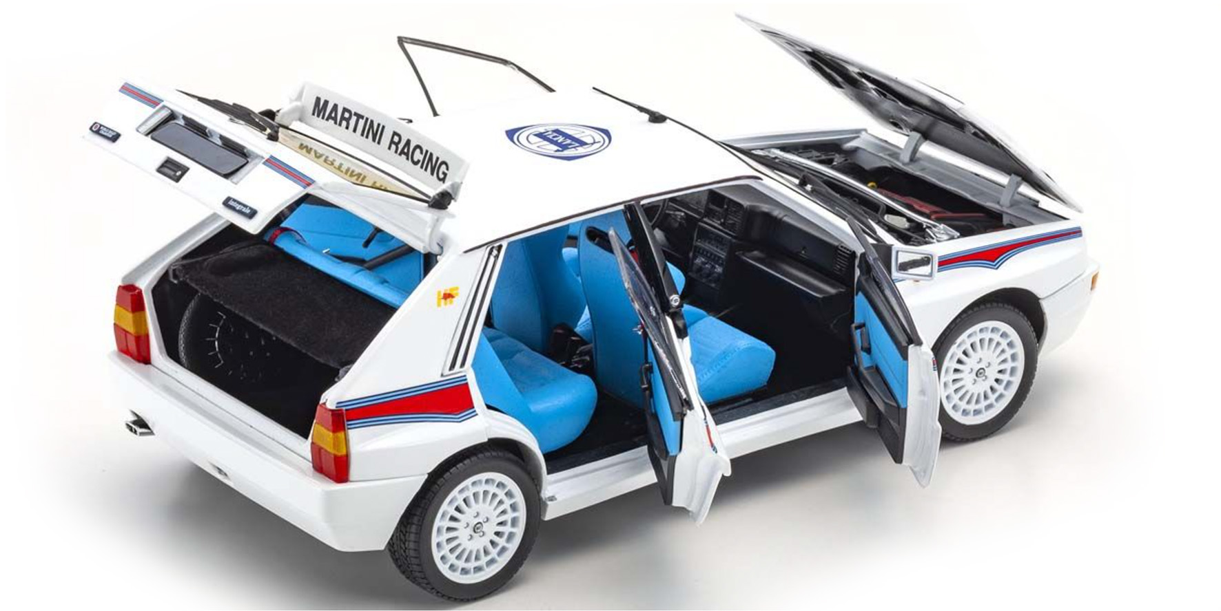 LANCIA RALLYE DELTA HF INTEGRALE 6 - WHITE  (08344E)
