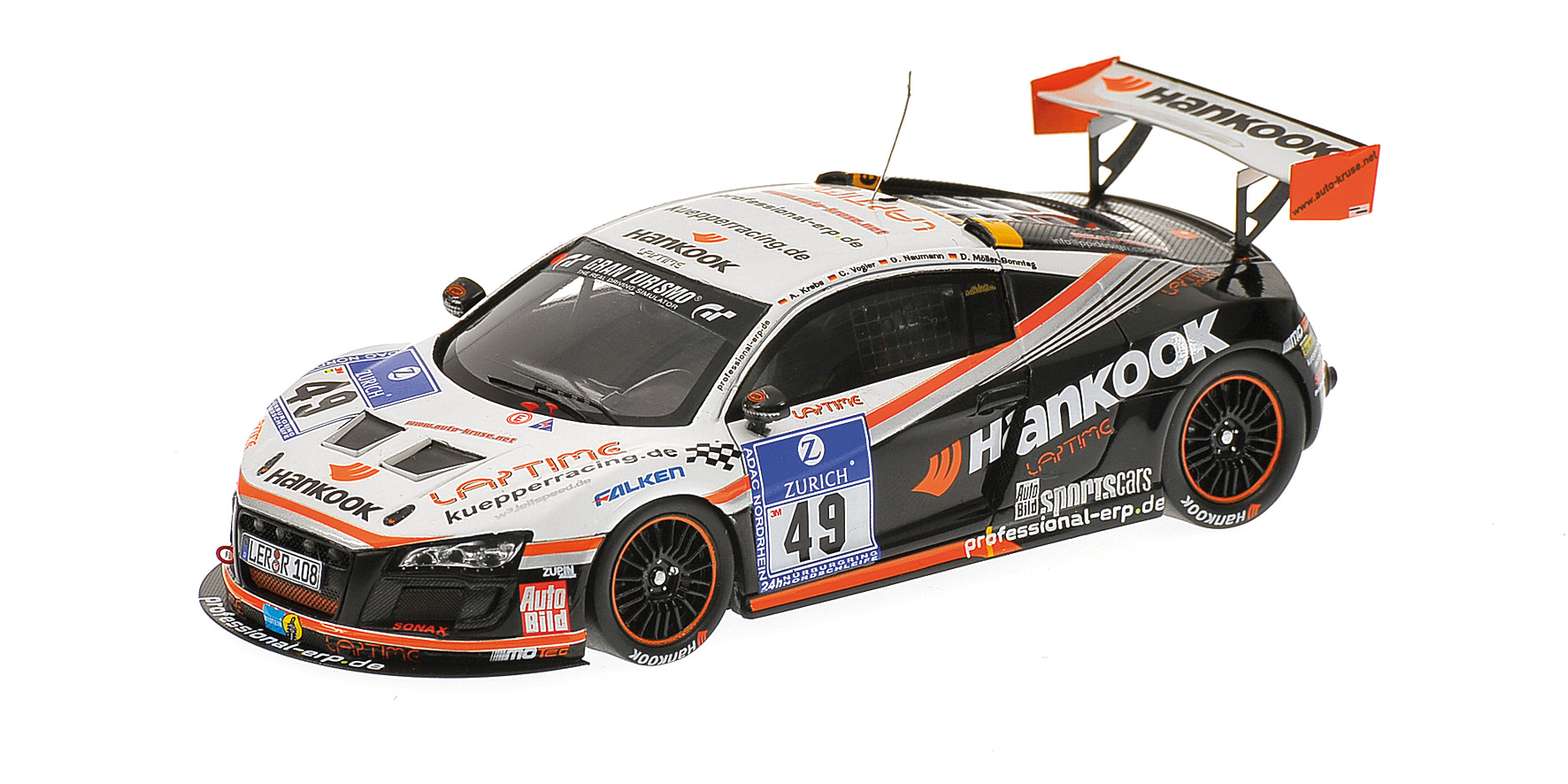 AUDI R8 - KREBS/VOGLER/NAUMANN/MÖLLER-SONNTAG - 24H ADAC NÜRBURGRING 2010