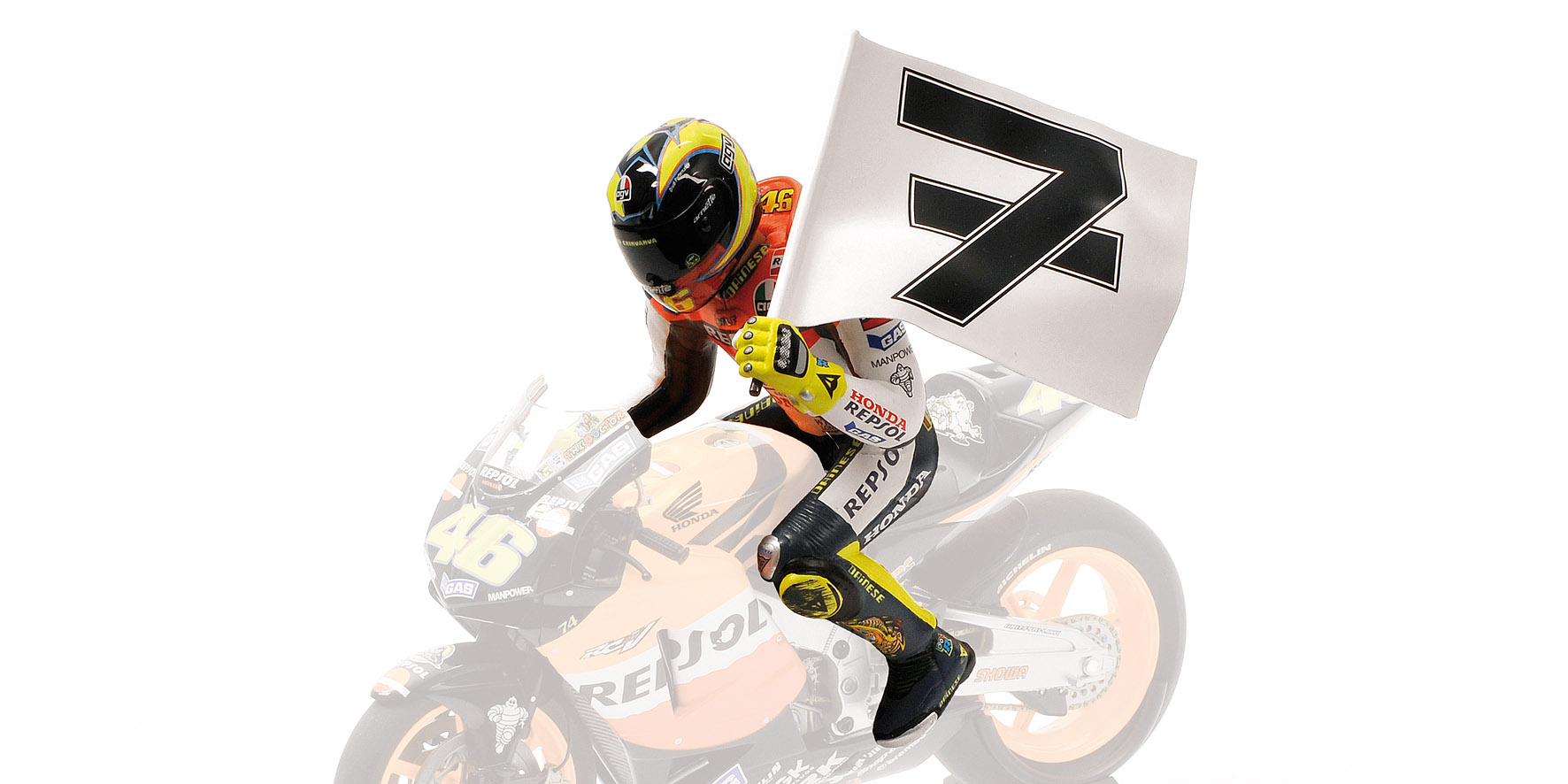 FIGURINE - VALENTINO ROSSI - MOTOGP PHILIP ISLAND - 2003