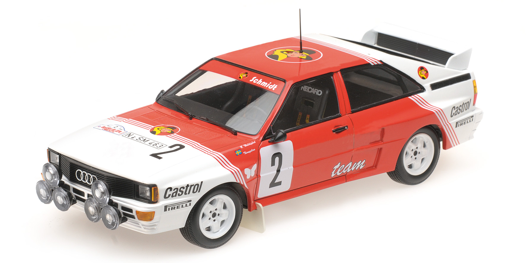 AUDI QUATTRO A2 - BELGA TEAM - WALDEGARD/THORSZELIUS - WINNERS BOUCLES DE SPA 1985
