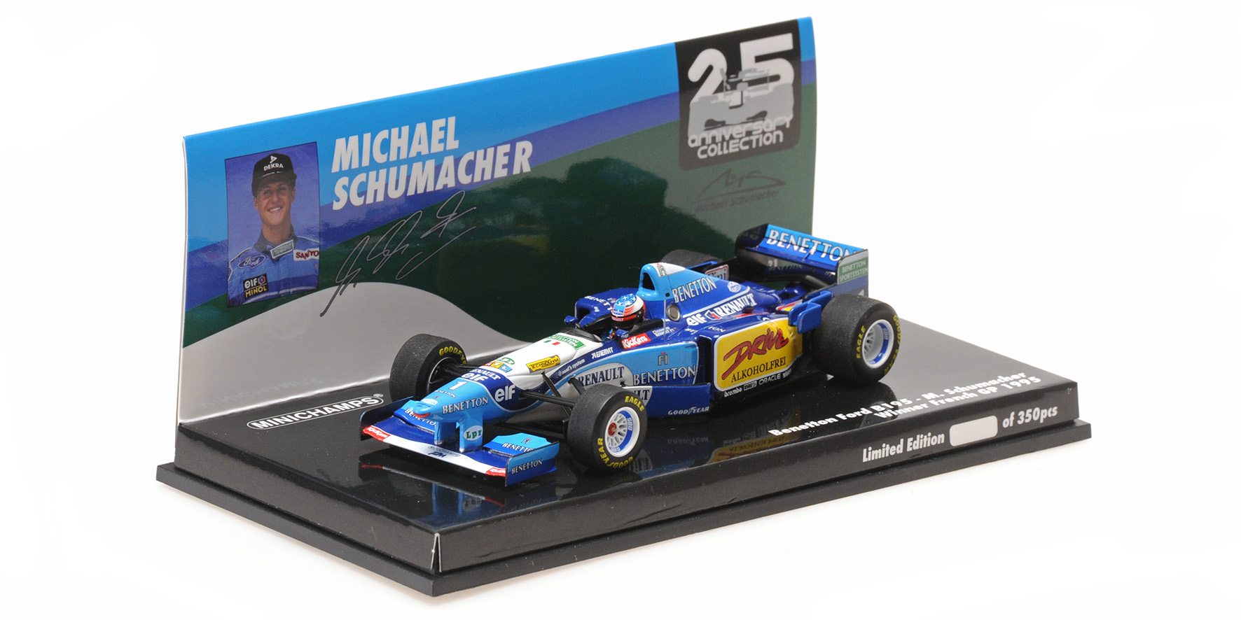 BENETTON RENAULT B195 - MICHAEL SCHUMACHER - WINNER FRENCH GP 1995