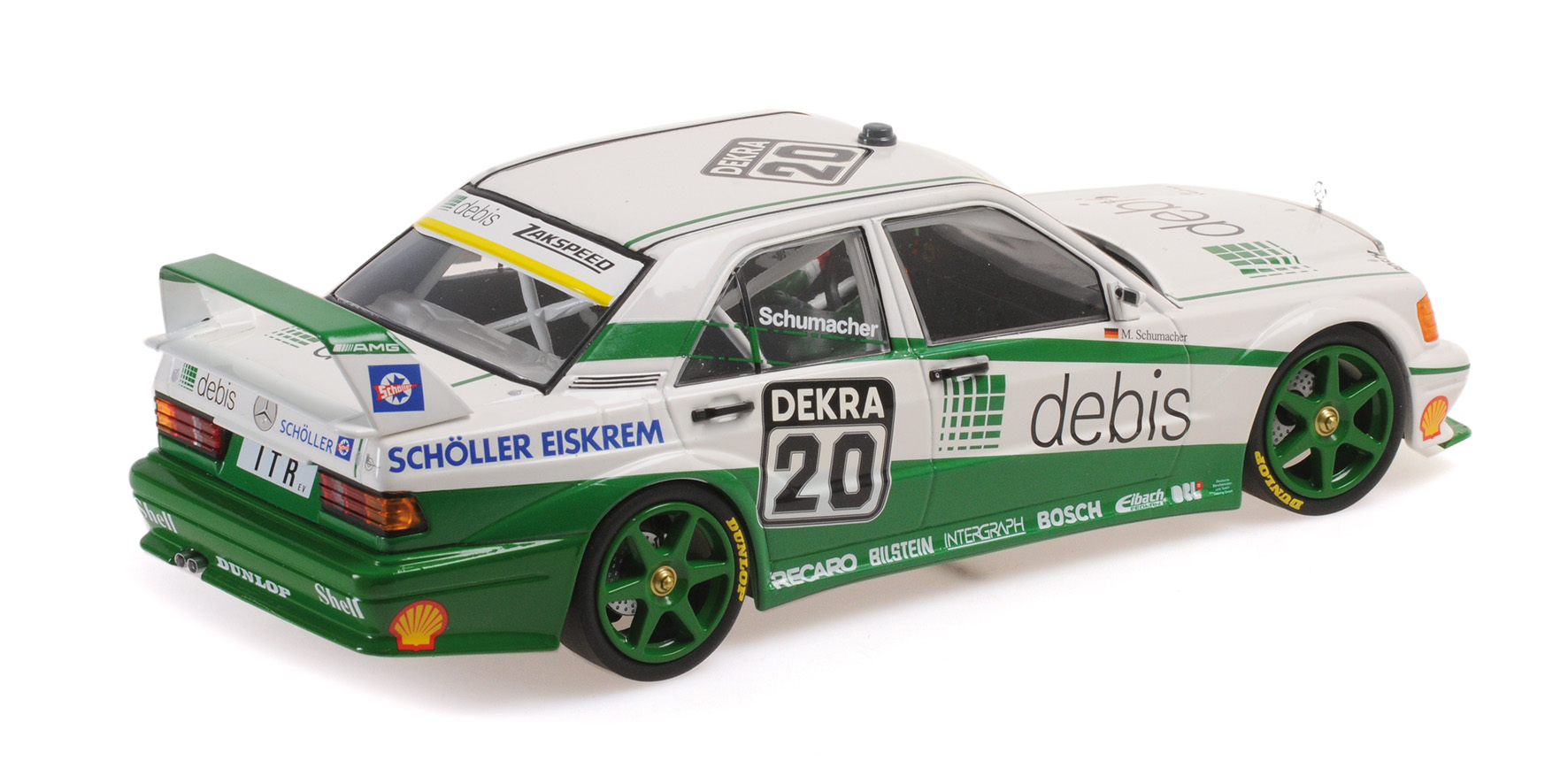 MERCEDES-BENZ 190E 2.5-16 EVO 2 - TEAM ZAKSPEED - MICHAEL SCHUMACHER - DTM 1991