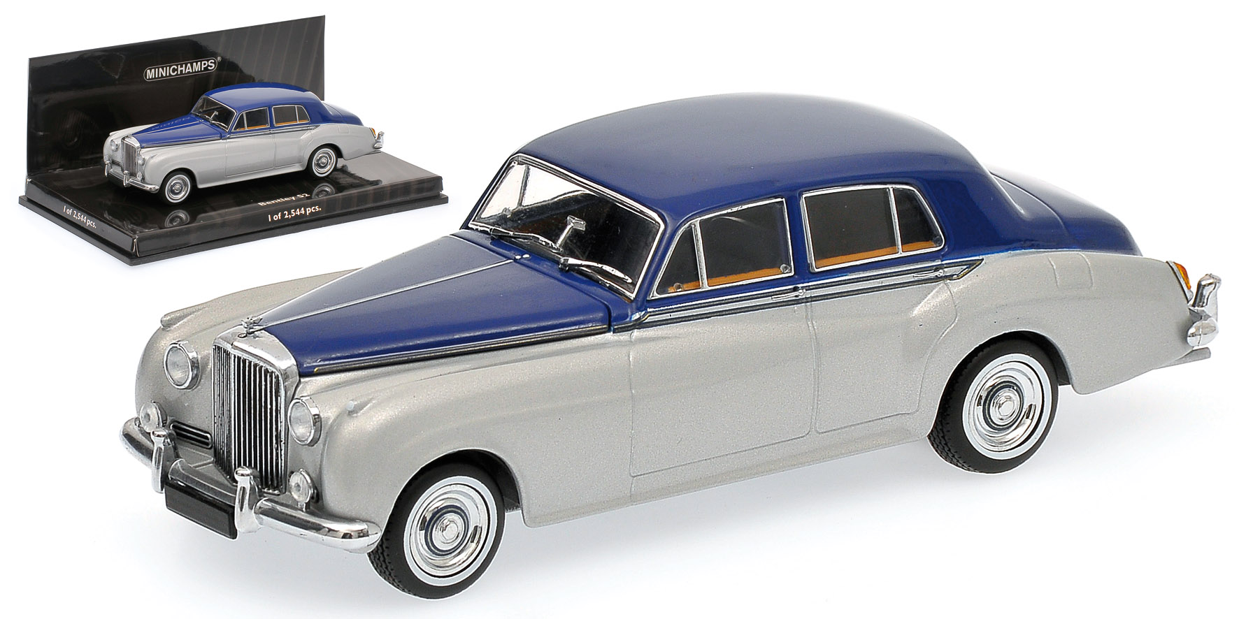 BENTLEY S2 - 1960 - SILVER/BLUE