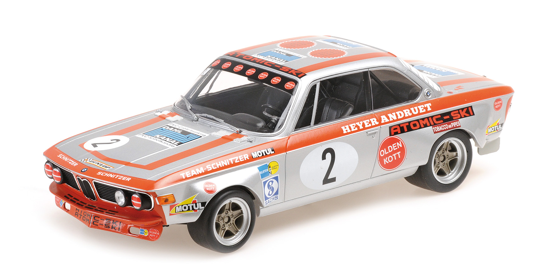 BMW 2800 CS - FITZPATRICK/HEYER/STOMMELEN - WINNERS GP TOURENWAGEN NÜRBURGRING 1972