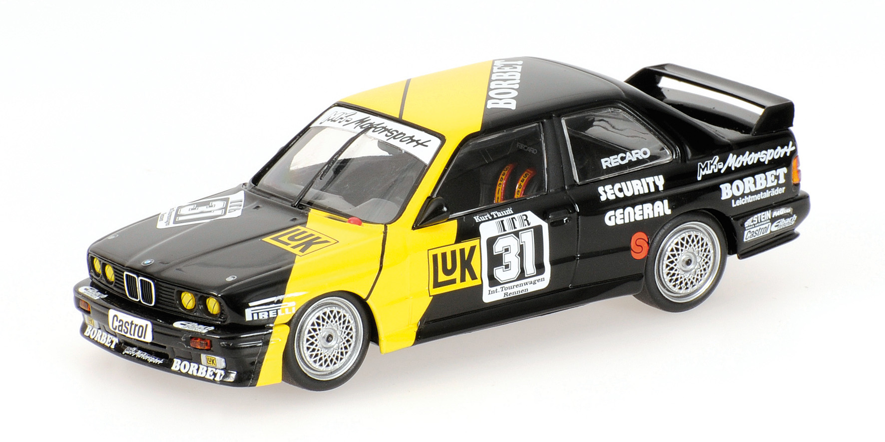 BMW M3 - KURT THIIM - WINNER - MK MOTORSPORT - EIFELRENNEN DTM 1988