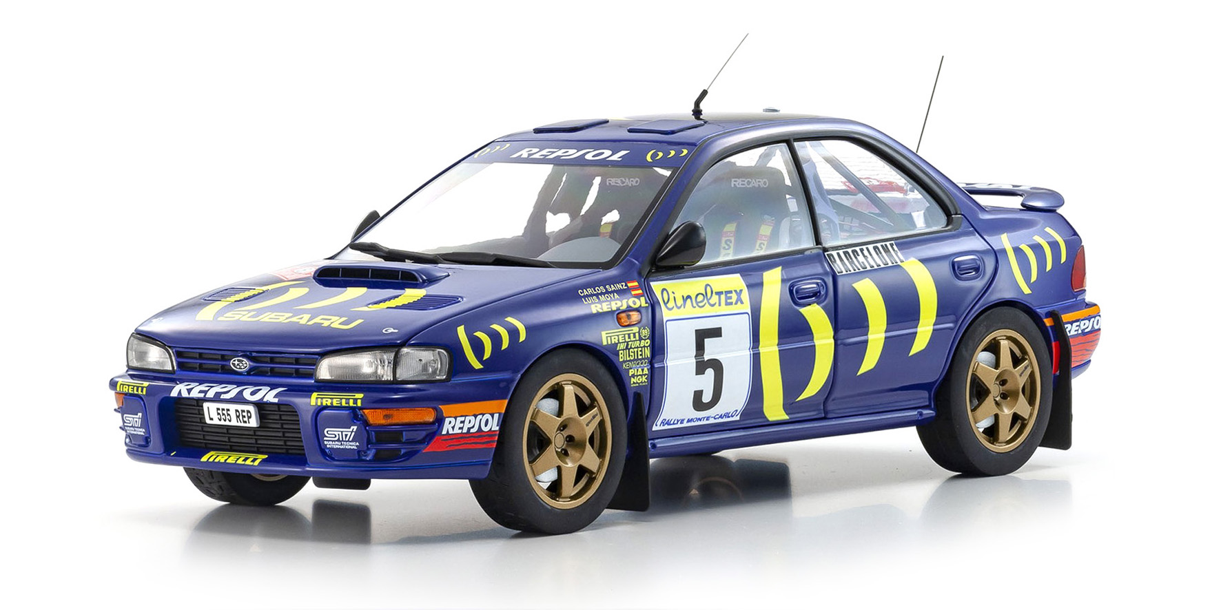 SUBARU IMPREZA - SAINZ/MOYA - #5 WINNER MONTE CARLO 1995 (08962B)