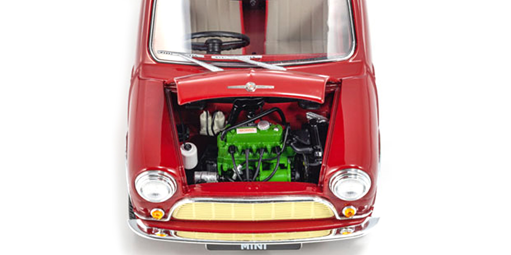 MORRIS MINI MINOR - CHERRY RED (08964R)