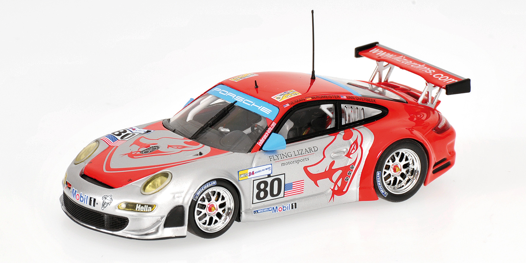 PORSCHE 911 GT3 RSR - TEAM FLYING LIZARD MOTORSPORT - VAN OVERBEEK/BERGMEISTER/NEIMAN - 24H LM 2008
