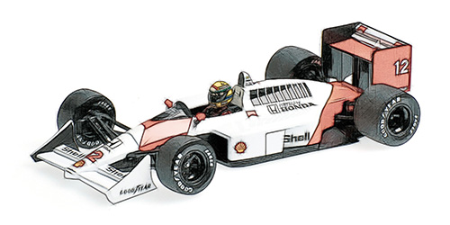MCLAREN HONDA MP4/4 - AYRTON SENNA  - WORLD CHAMPION 1988 - DIRTY VERSION
