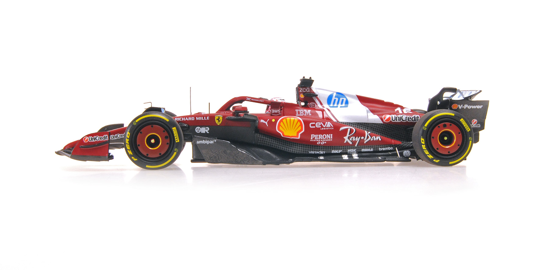 FERRARI SF-25 - CHARLES LECLERC - SPRINT RACE CHINA GP 2025 W/DRIVER FIGURINE