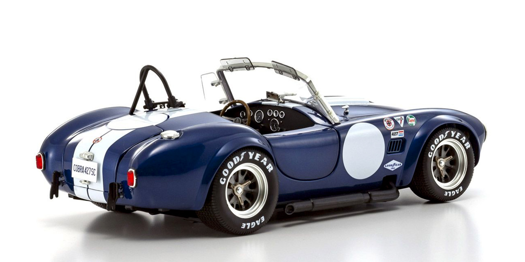 SHELBY COBRA 427 S/C - BLUE W/WHITE STRIPE (08048BLMW)
