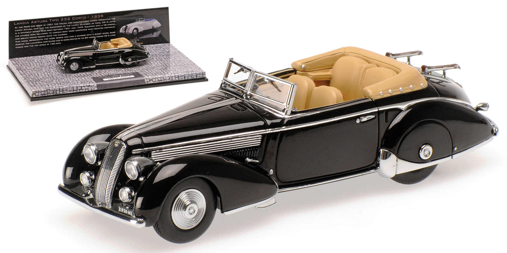 LANCIA ASTURA TIPO 233 CORTO - 1936 - BLACK