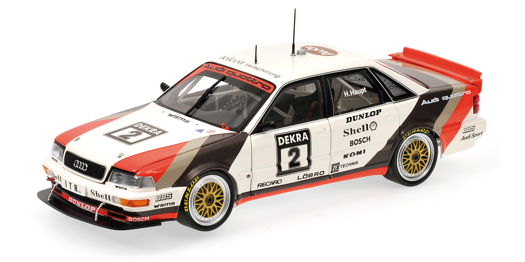 AUDI V8 QUATTRO - TEAM SMS MOTOSPORT - HUBERT HAUPT - DTM 1991