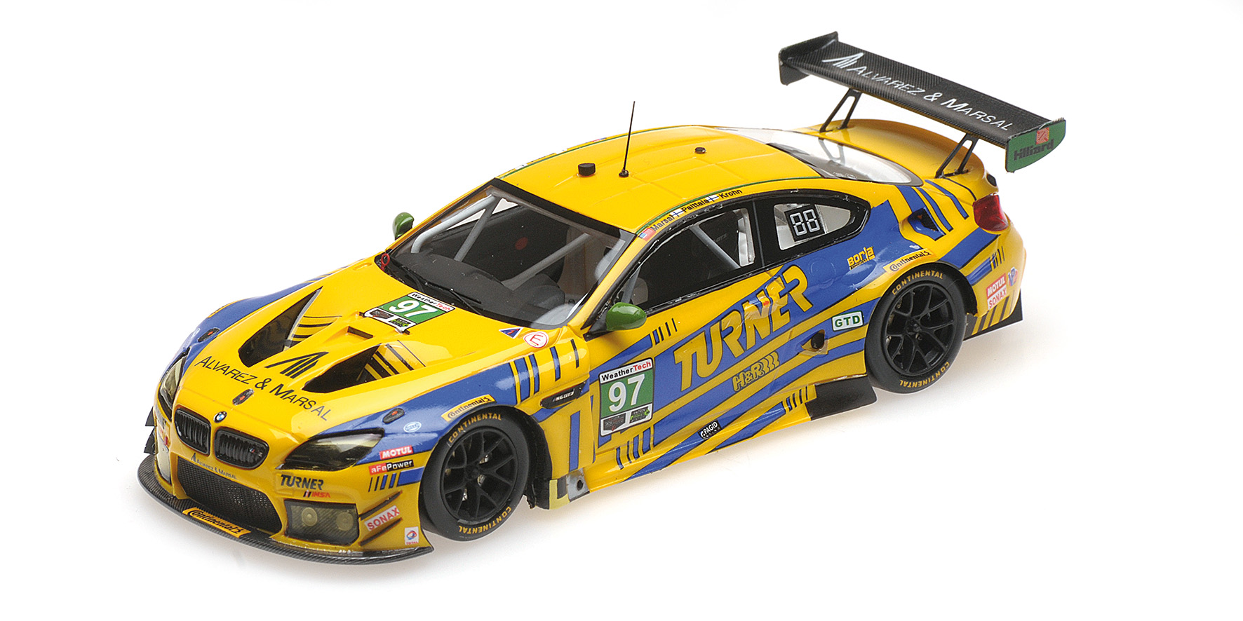 BMW M6 GT3 - TURNER MOTORSPORT NO 97 - MARSAL/PALTTALA/KROHN - 12H OF SEBRING 2016