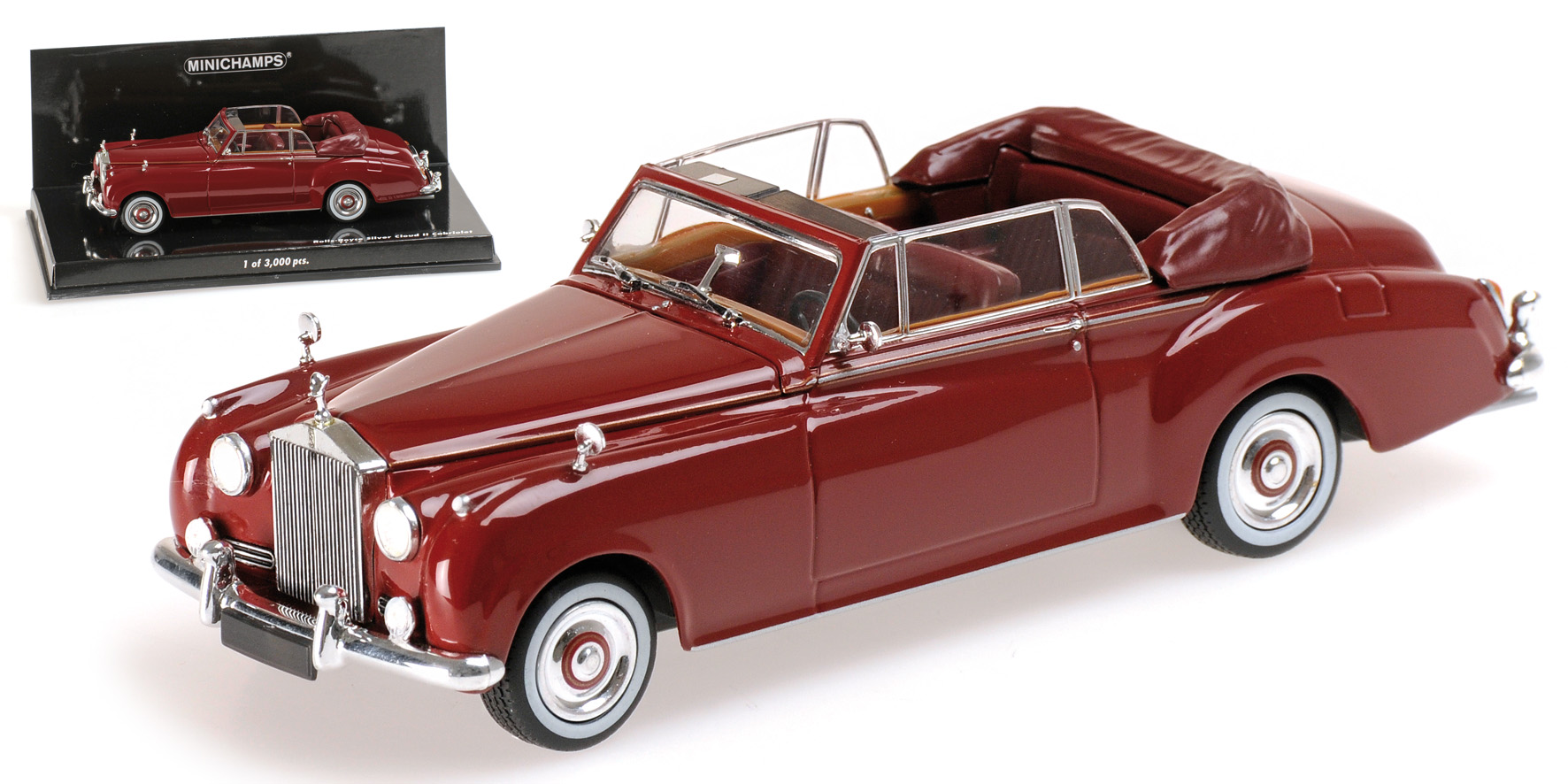ROLLS ROYCE SILVER CLOUD II CABRIOLET - 1960 - RED