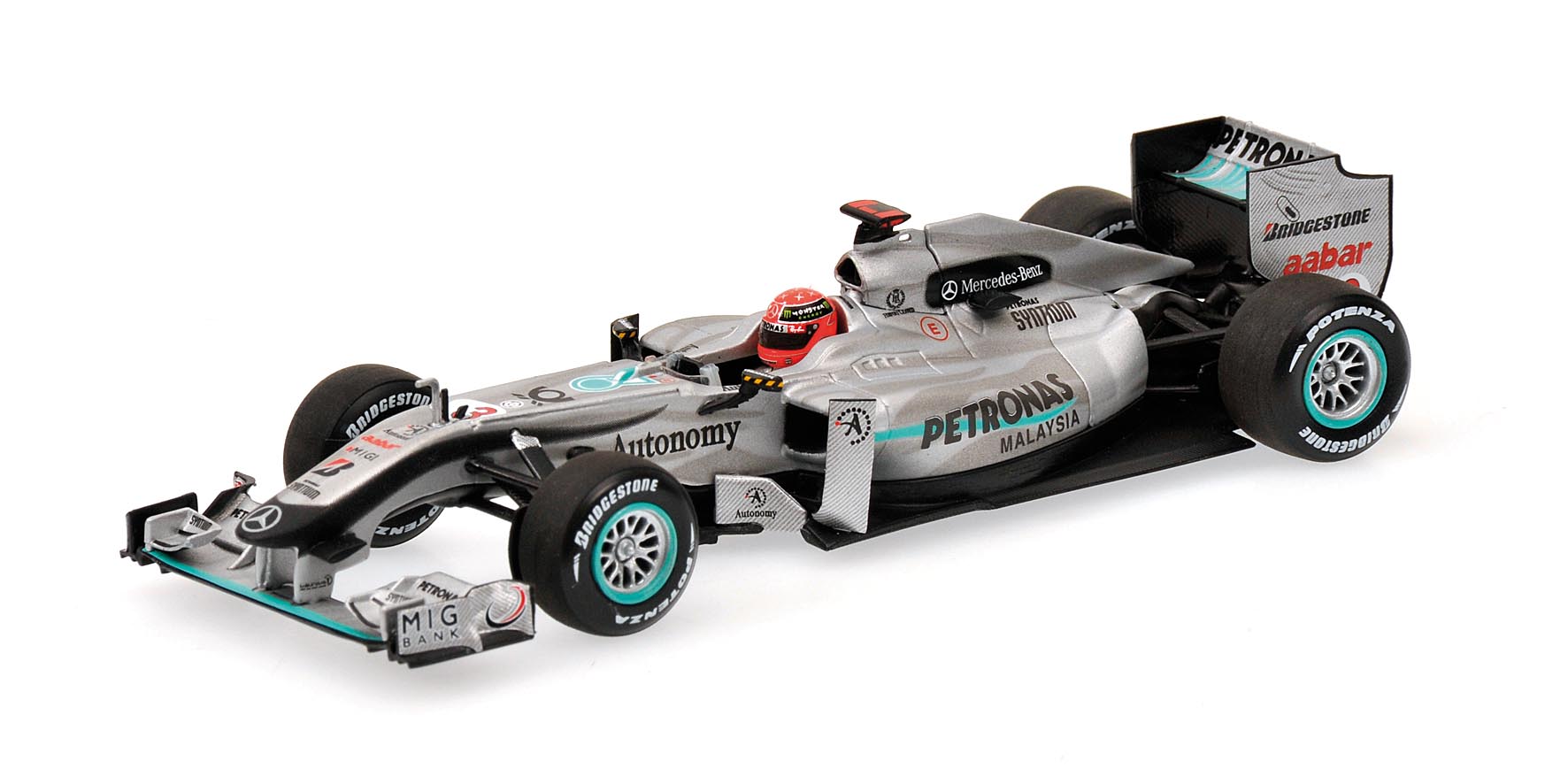 MERCEDES GP PETRONAS MGP W01 - MICHAEL SCHUMACHER - 2010