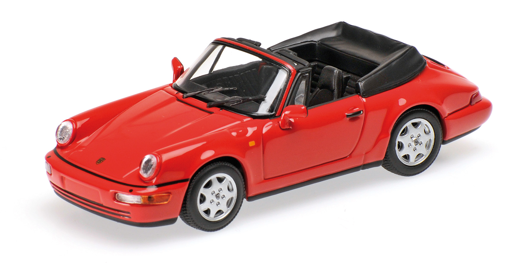 PORSCHE 911 CARRERA 2 CABRIOLET - 1990 - RED