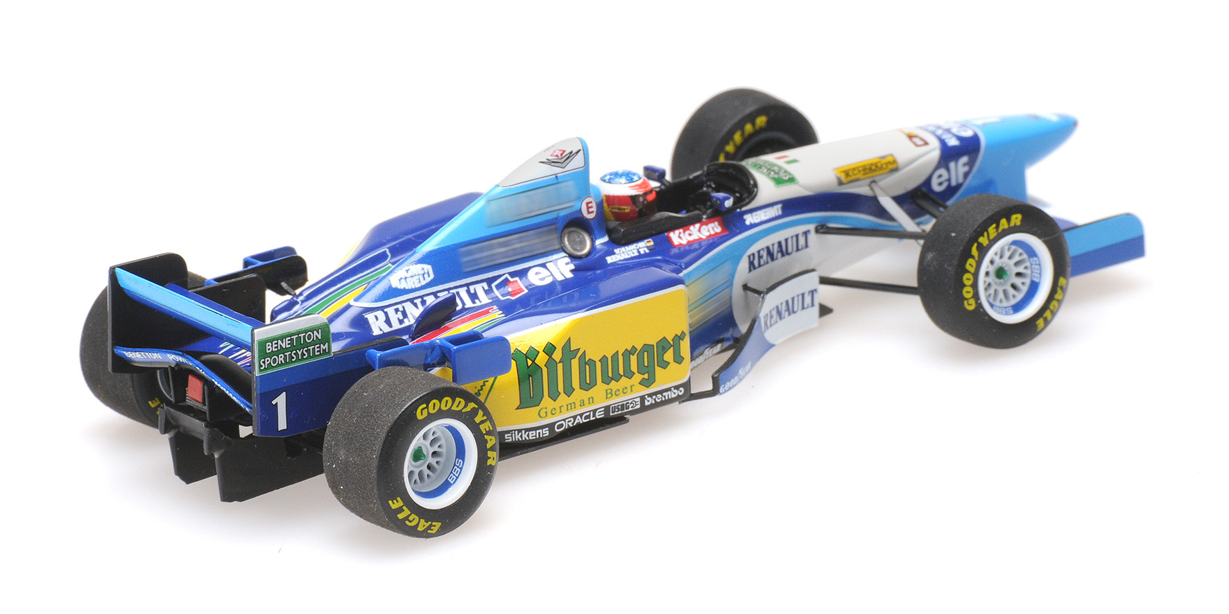 BENETTON RENAULT B195 - MICHAEL SCHUMACHER - WINNER PACIFIC GP 1995 - WORLD CHAMPION
