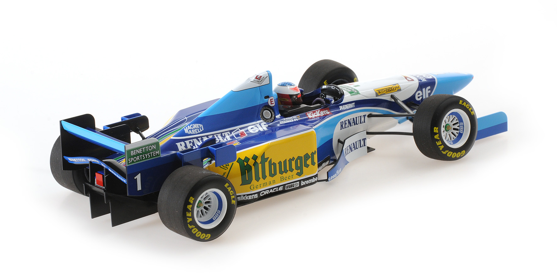 BENETTON RENAULT B195 - MICHAEL SCHUMACHER - WINNER PACIFIC GP WORLD CHAMPION 1995