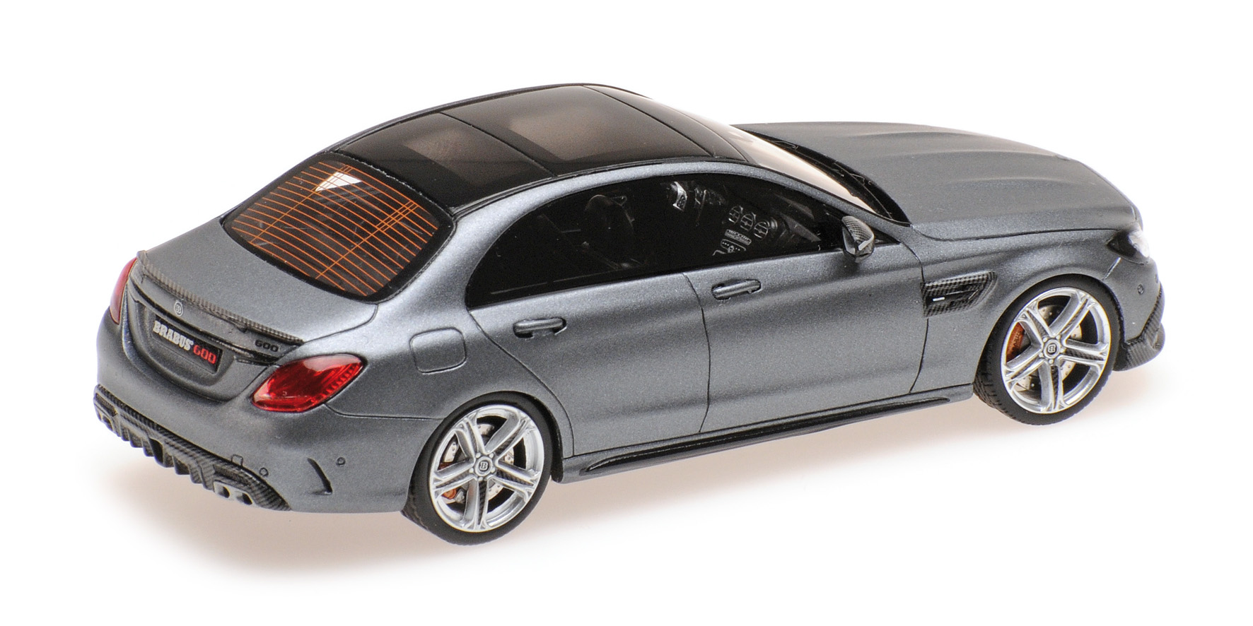 BRABUS 600 AUF BASIS MERCEDES AMG C 63 S - 2015 - GREY METALLIC MATT