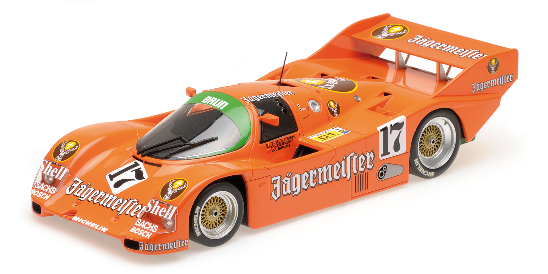 PORSCHE 962C - BRUN MOTORSPORT - BOUTSEN/JELINSKI - 1000KM SPA-FRANCORCHAMPS 1986
