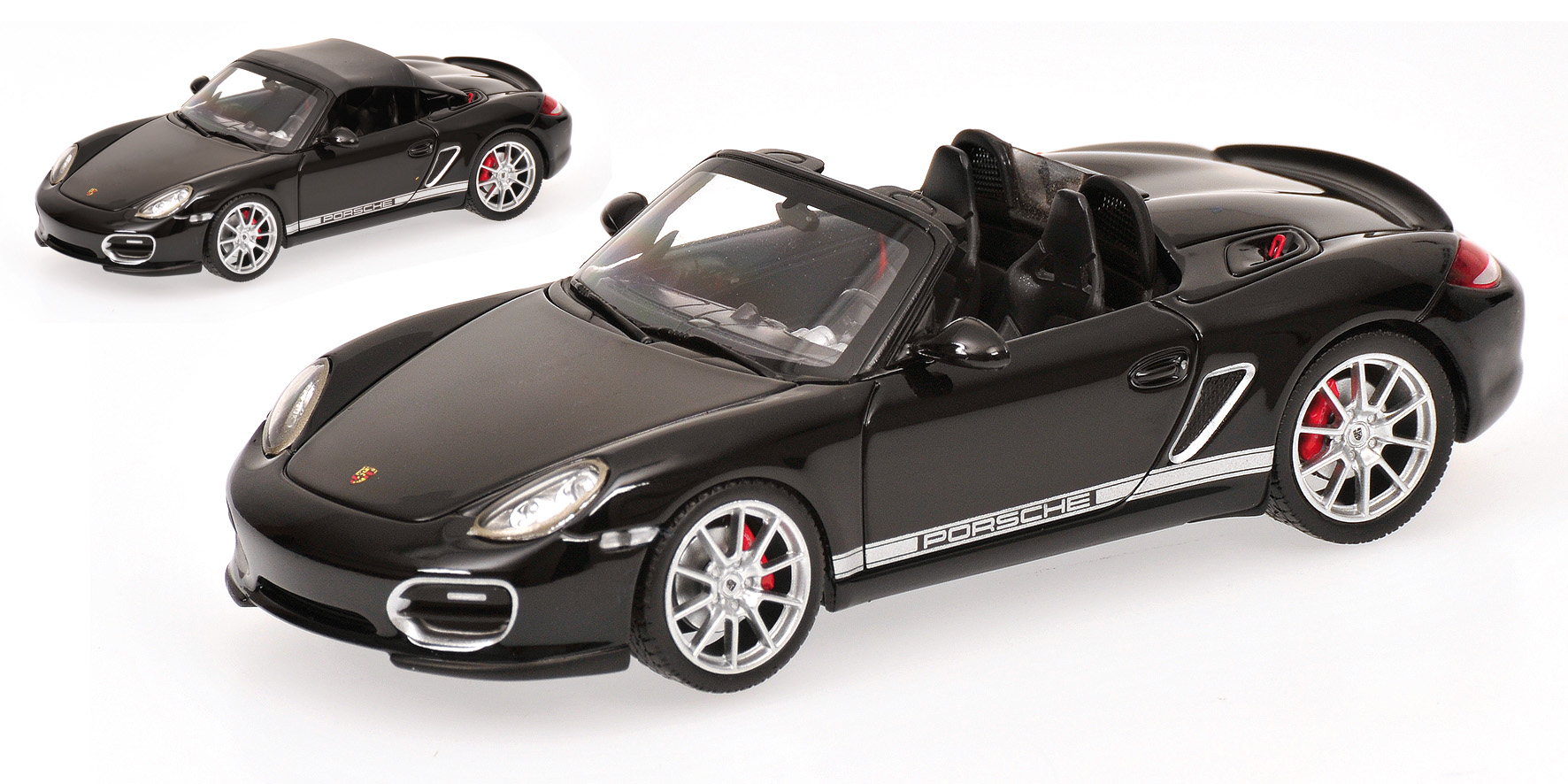 PORSCHE BOXSTER SPYDER - 2010 - BLACK