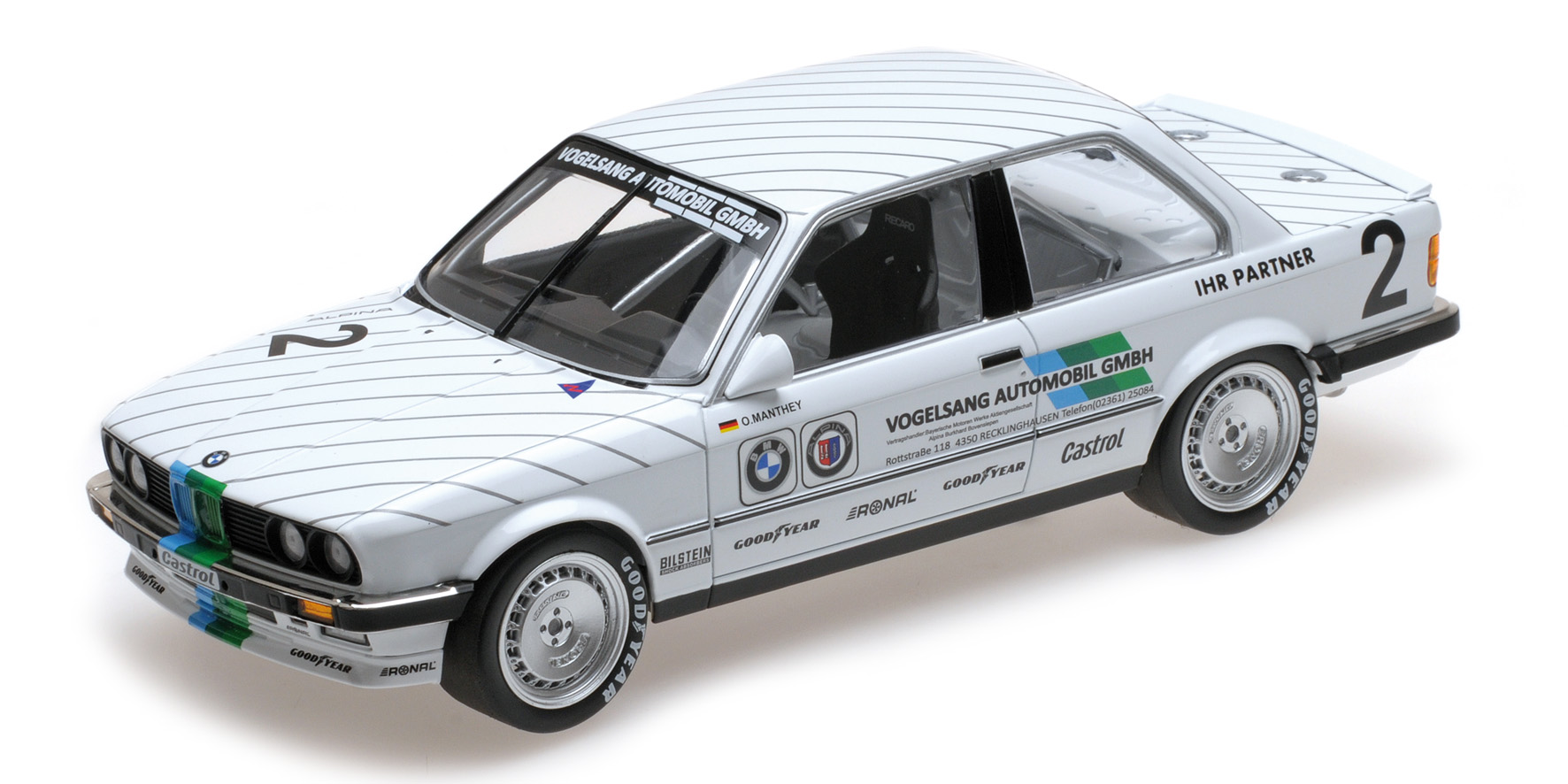 BMW 325I - VOGELSANG AUTOMOBILE - OLAF MANTHEY - 3RD PLACE EIFELRENNEN DTM 1986