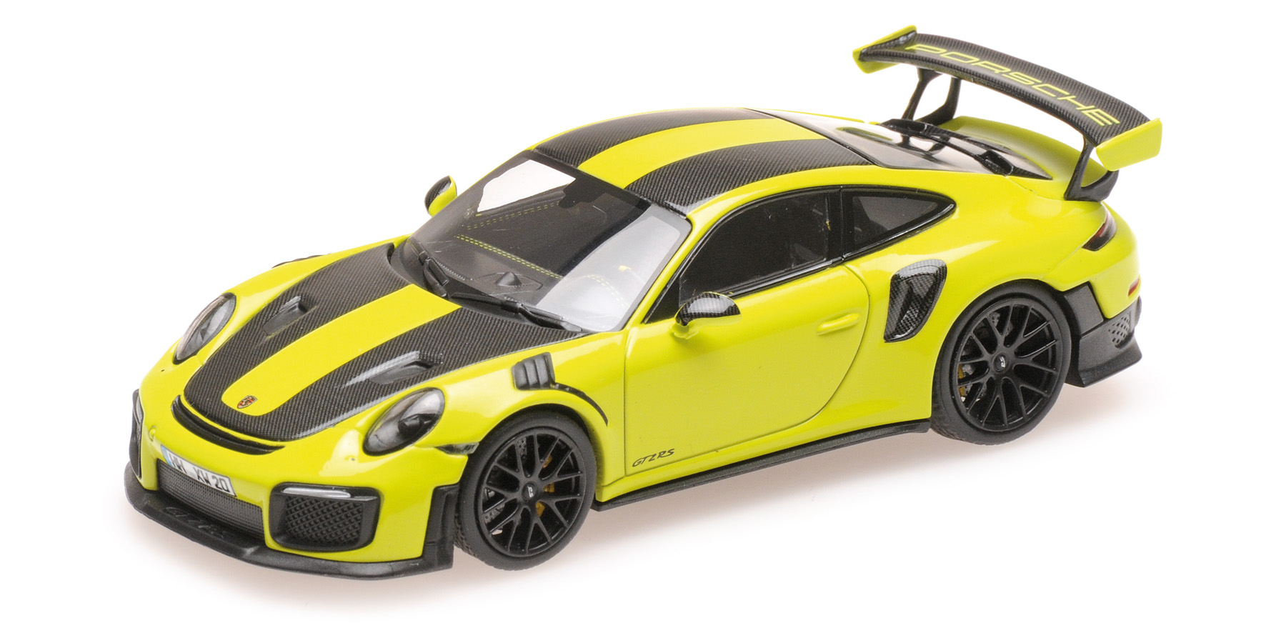 PORSCHE 911 (991.2) GT2RS - 2018 - ACIDGREEN (WEISSACHPAKET) - EXCLUSIVE FOR MINICHAMPS.DE