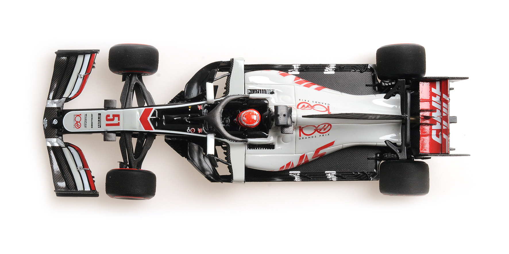 HAAS F1 TEAM VF-20 - PIETRO FITTIPALDI - ABU DHABI GP 2020