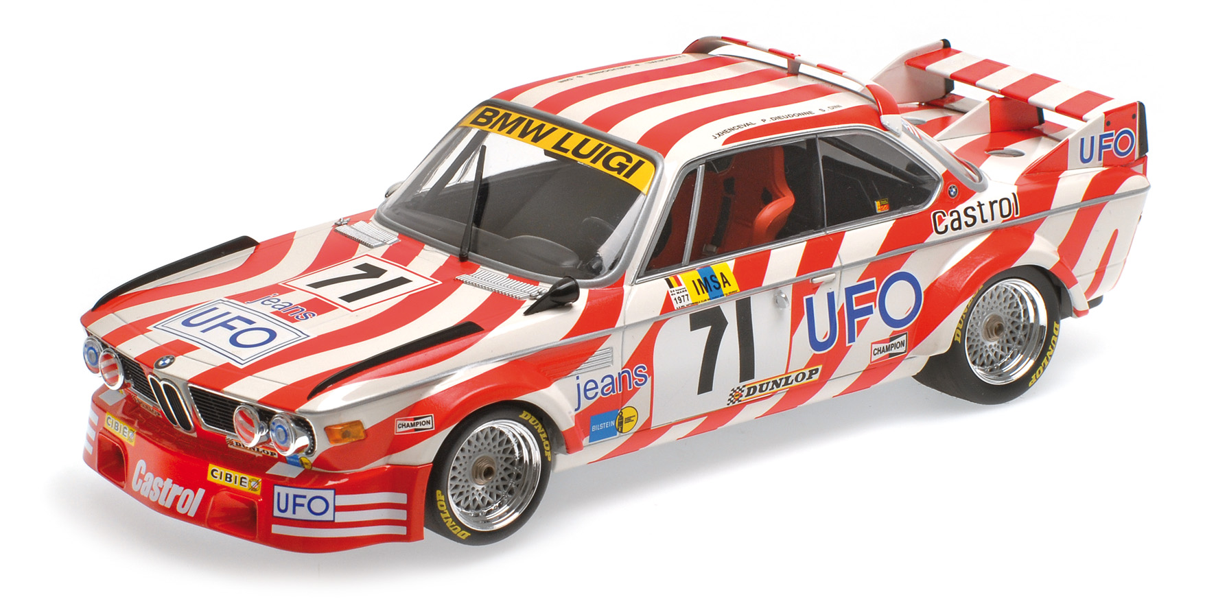 BMW 3.0 CSL - LUIGI RACING - XHENCEVAL/DIEUDONNÉ/DINI - 24H LE MANS 1977