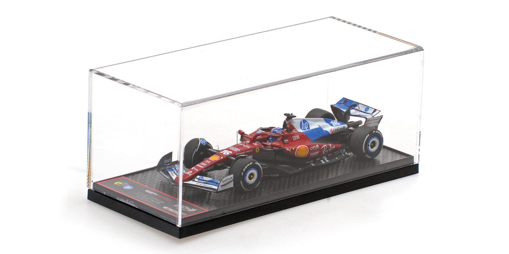 FERRARI SF-25 - CHARLES LECLERC - MIAMI GP 2025 W/DRIVER FIGURINE