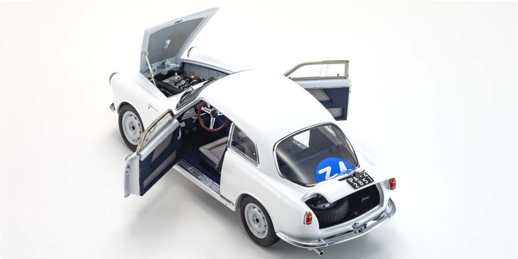 ALFA ROMEO GIULIETTA SV 1960 #34 TARGA FLORIO (08957C)