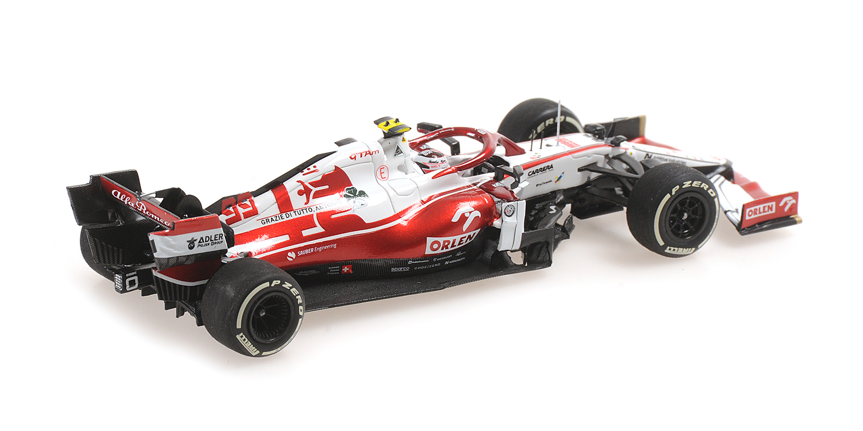 ALFA ROMEO RACING ORLEN C41 - ANTONIO GIOVINAZZI - FINAL RACE - ABU DHABI GP 2021