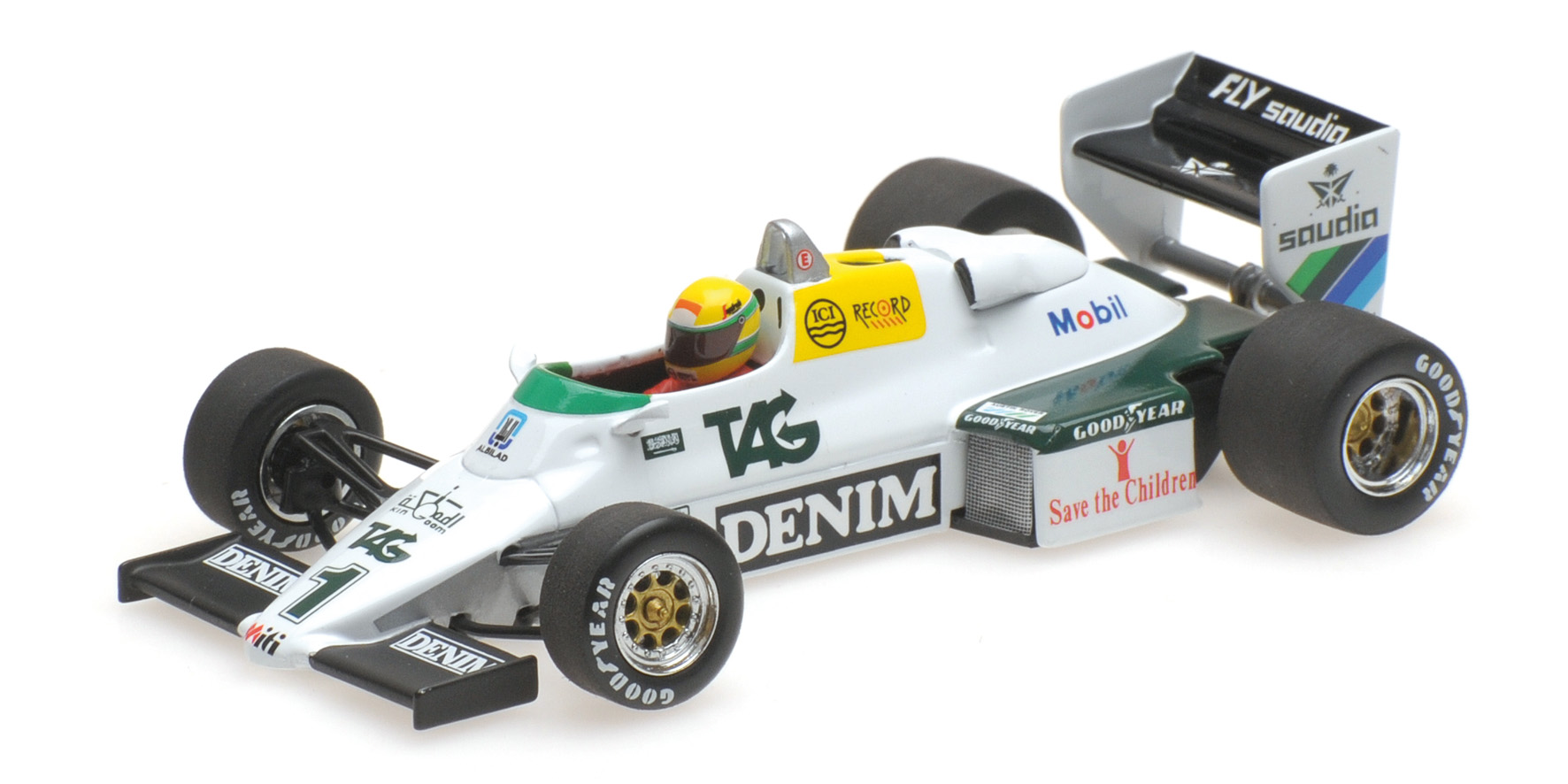 WILLIAMS FORD FW08C - AYRTON SENNA - DONINGTON PARK TEST 19TH JULY 1983