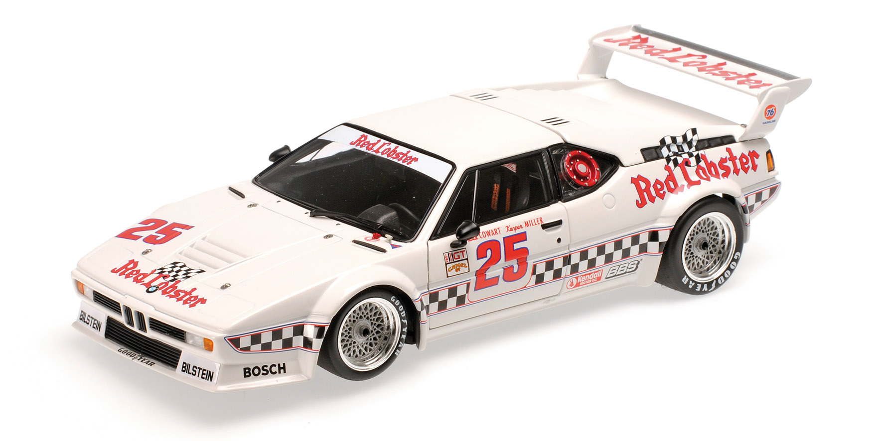 BMW M1 RED LOBSTER - COWART/MILLER - GTO CLASS WINNERS LA TIMES GP - 1981