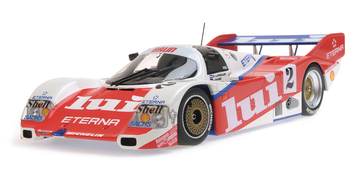 PORSCHE 962C - BRUN MOTORSPORT - MASS/LARRAURI/PAREJA - 1000 KM NÜRBRUGRING 1987