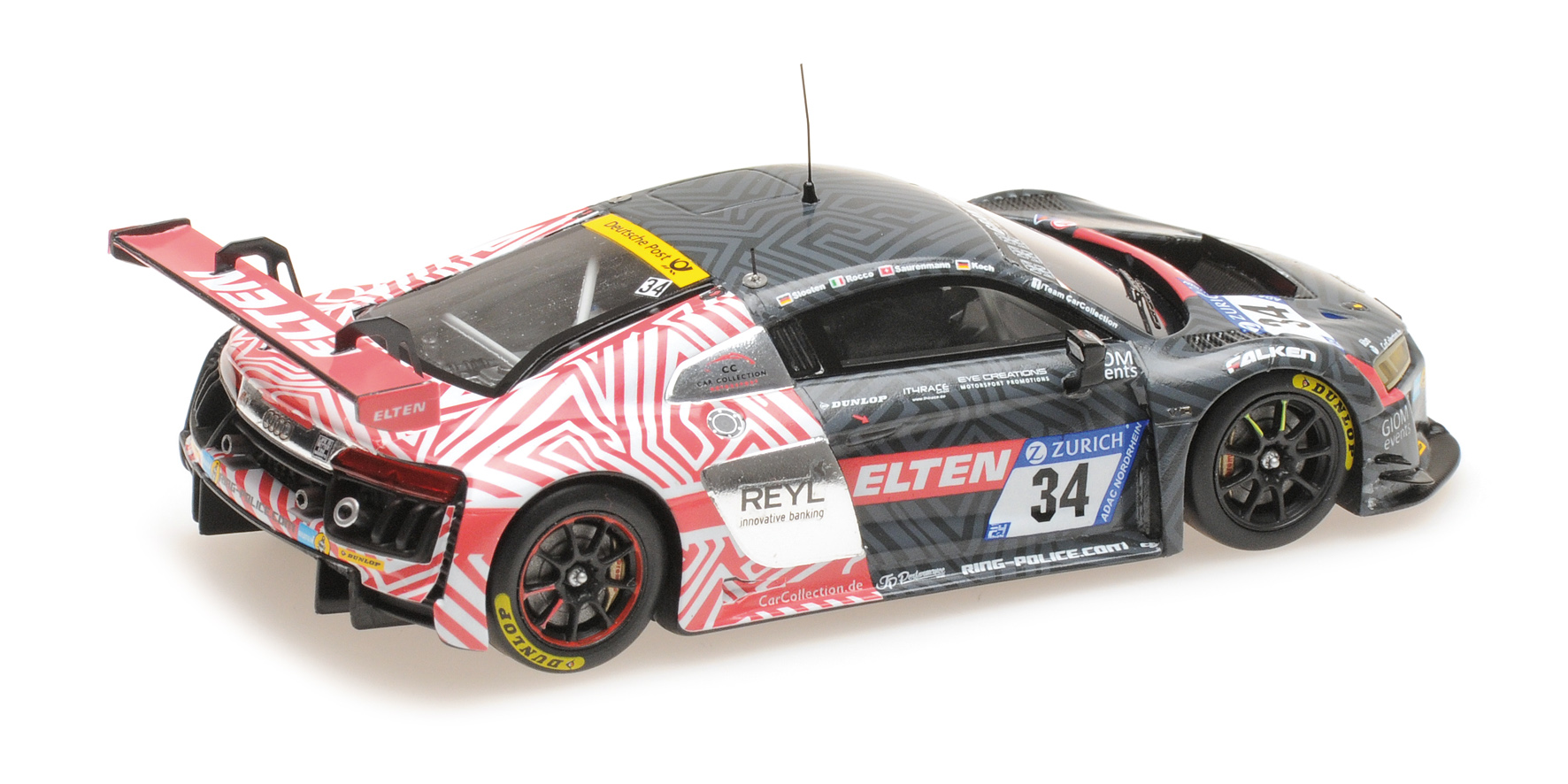 AUDI R8 LMS - CAR COLLECTION MOTORSPORT - SAURENMANN/ROCCO/KOCH/SLOOTEN - 24H NÜRBURGRING 2017