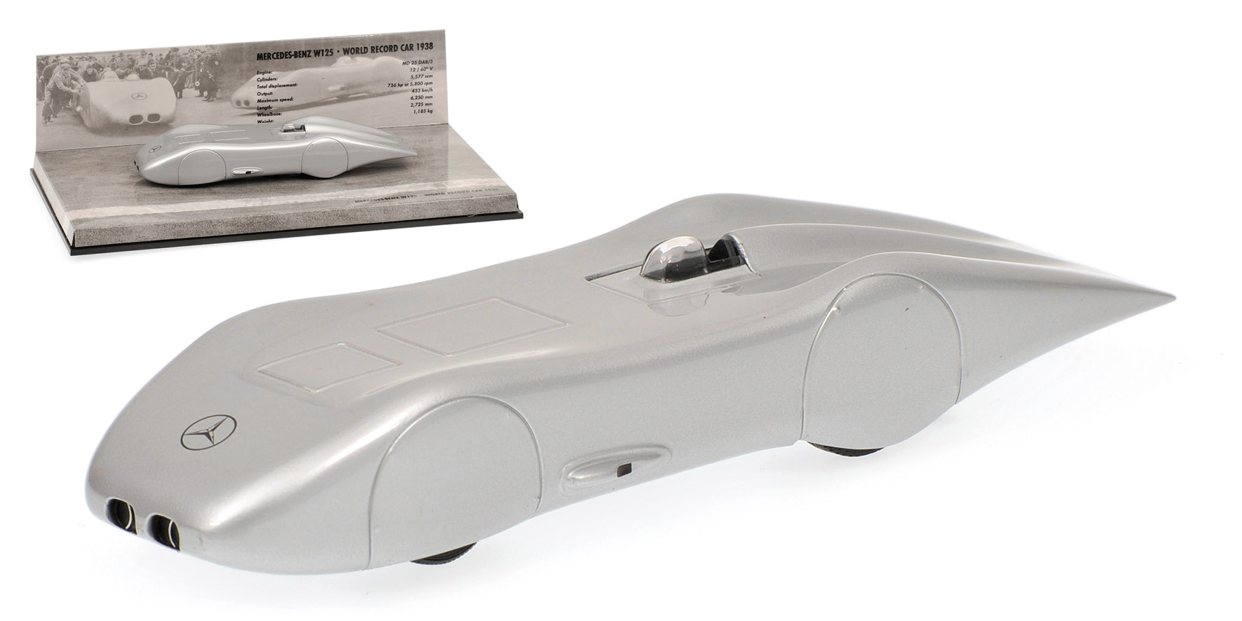 MERCEDES-BENZ W125 - WORLD RECORD CAR - 1938
