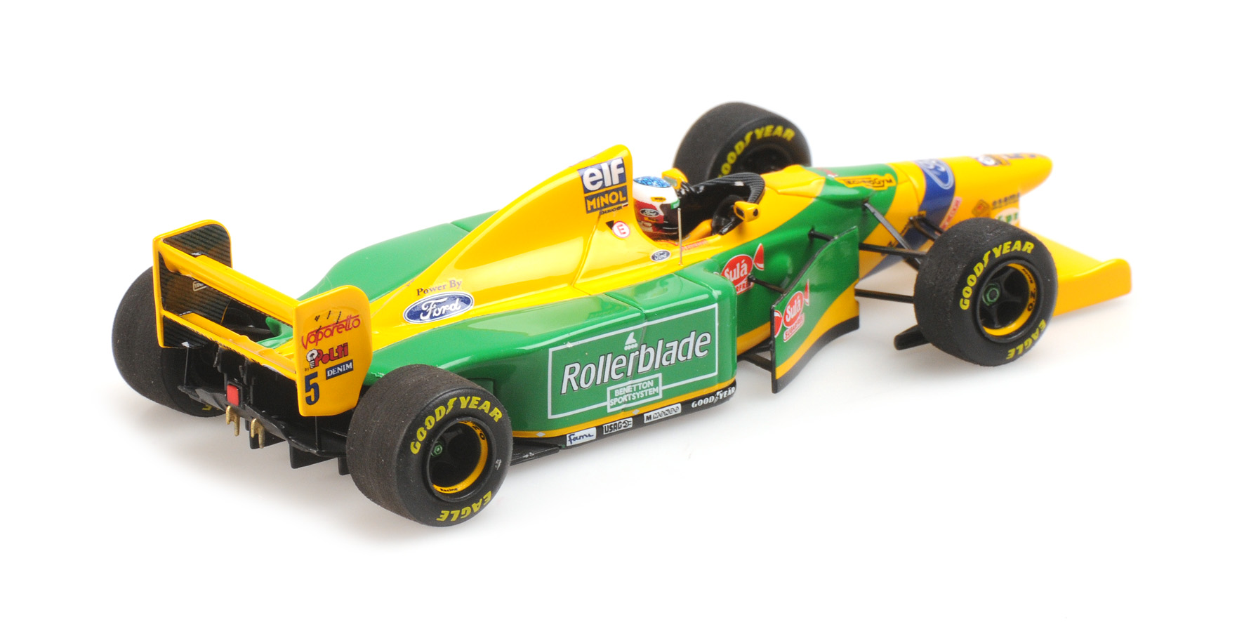 BENETTON FORD B193B - MICHAEL SCHUMACHER - 2ND PLACE CANADIAN GP 1993 - EXCL. FOR MINICHAMPS.DE
