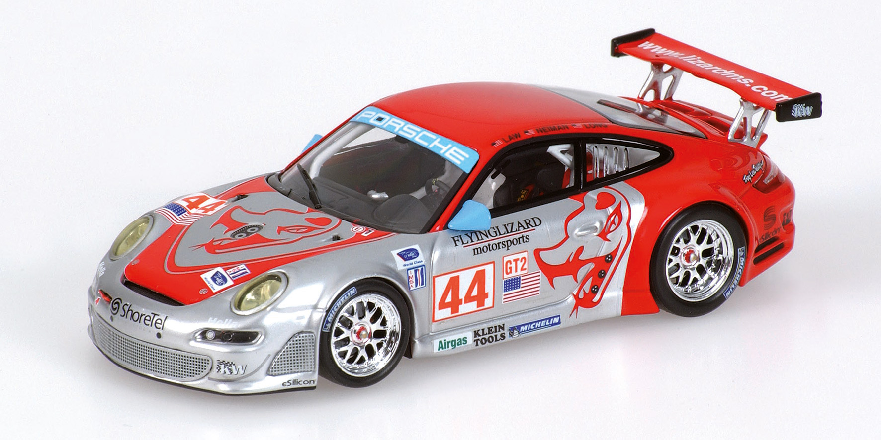 PORSCHE 911 GT3 RSR - FLYING LIZARD MOTORSPORT - LAW/NEIMAN - LONG BEACH GP - 2007