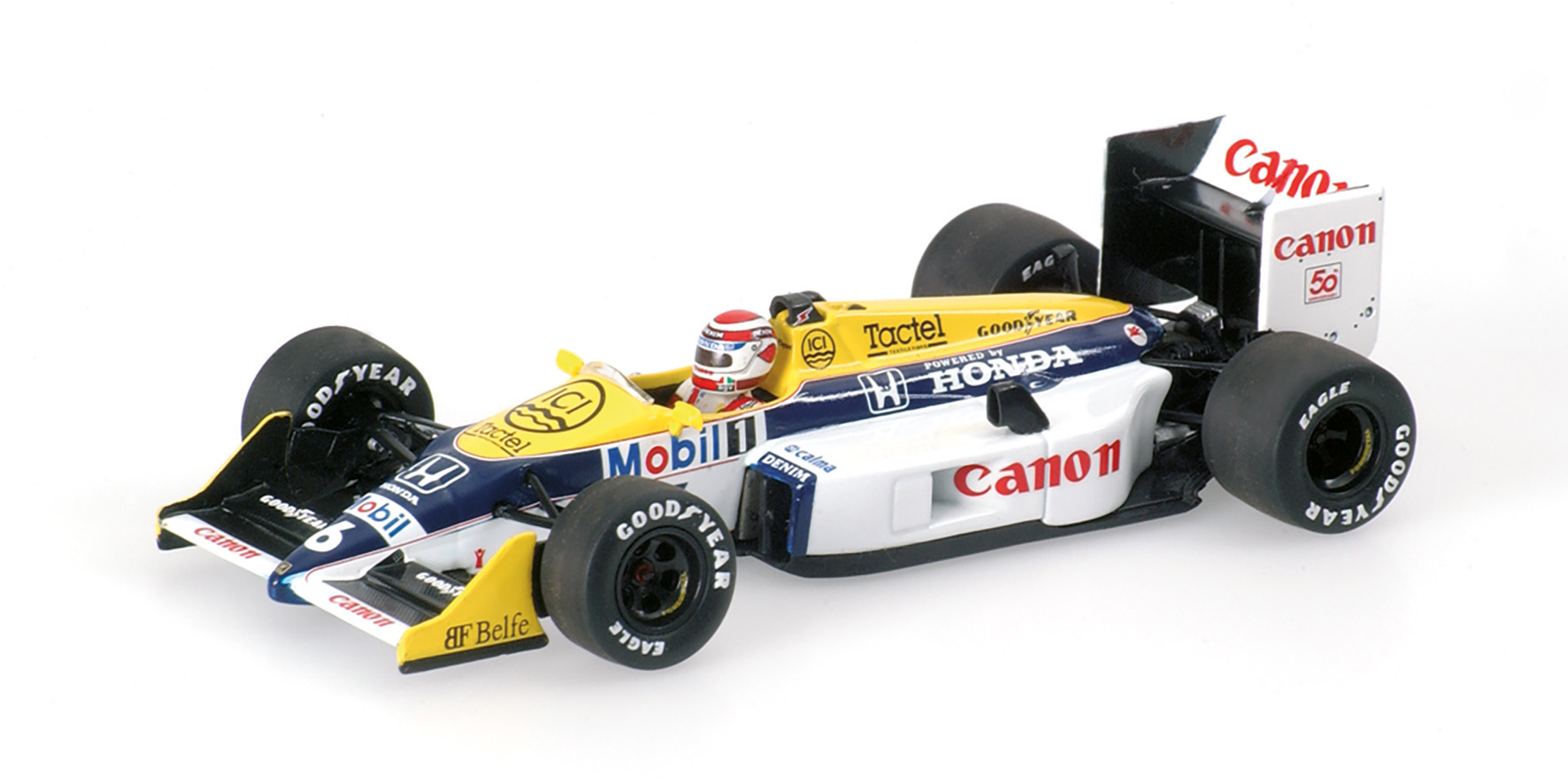 WILLIAMS HONDA FW11B N.PIQUET 1987