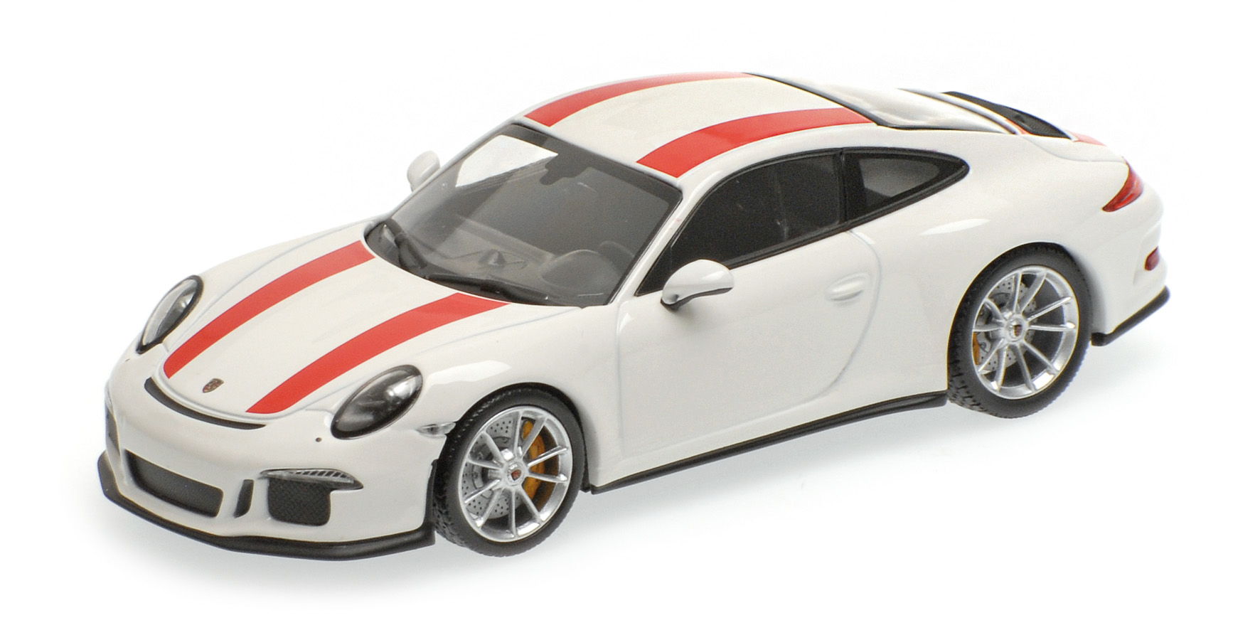 PORSCHE 911 R - 2016 - WHITE W/ RED STRIPES