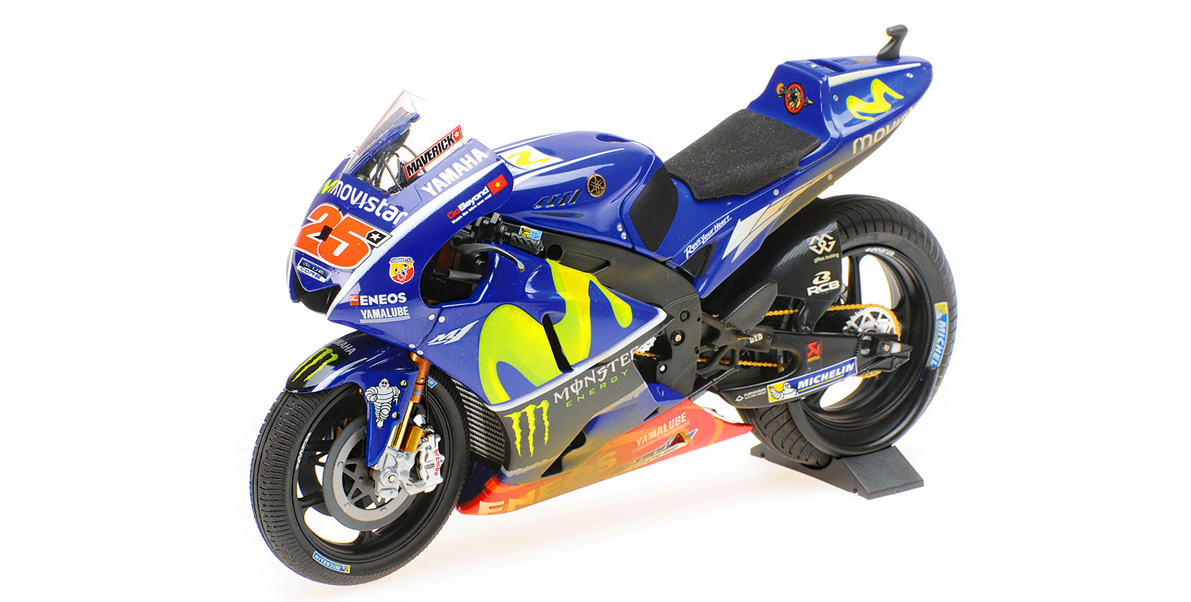 YAMAHA YZR-M1 - MAVERICK VINALES - W/ RAIN TYRES & DIRTY LOOK - MALAYSIA GP MOTOGP 2017
