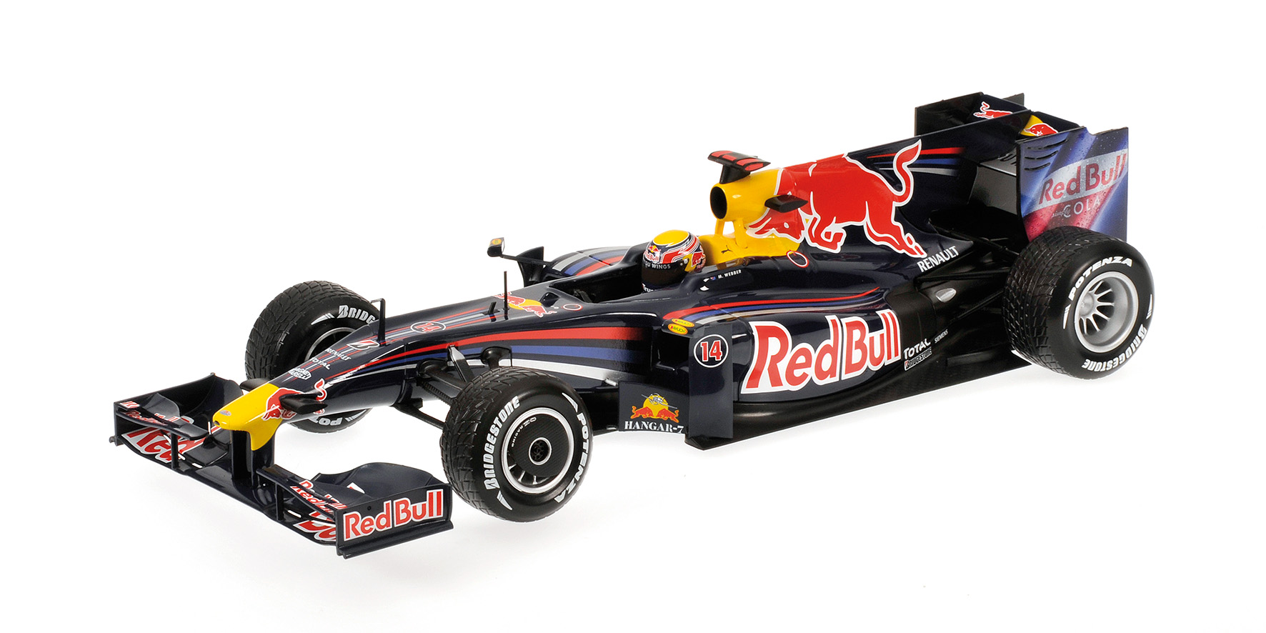 RED BULL RACING RENAULT - RB5 - MARK WEBBER - 2ND CHINA GP 2009 - WITH RAIN TYRES