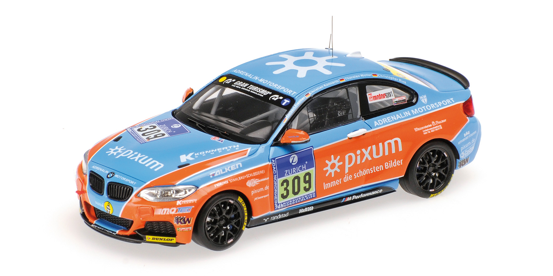 BMW M235I RACING - PIXUM TEAM ADRENALIN - FISCHER/KONNERTH/WOLTER/RINK - 24H NÜRBURGRING 2015