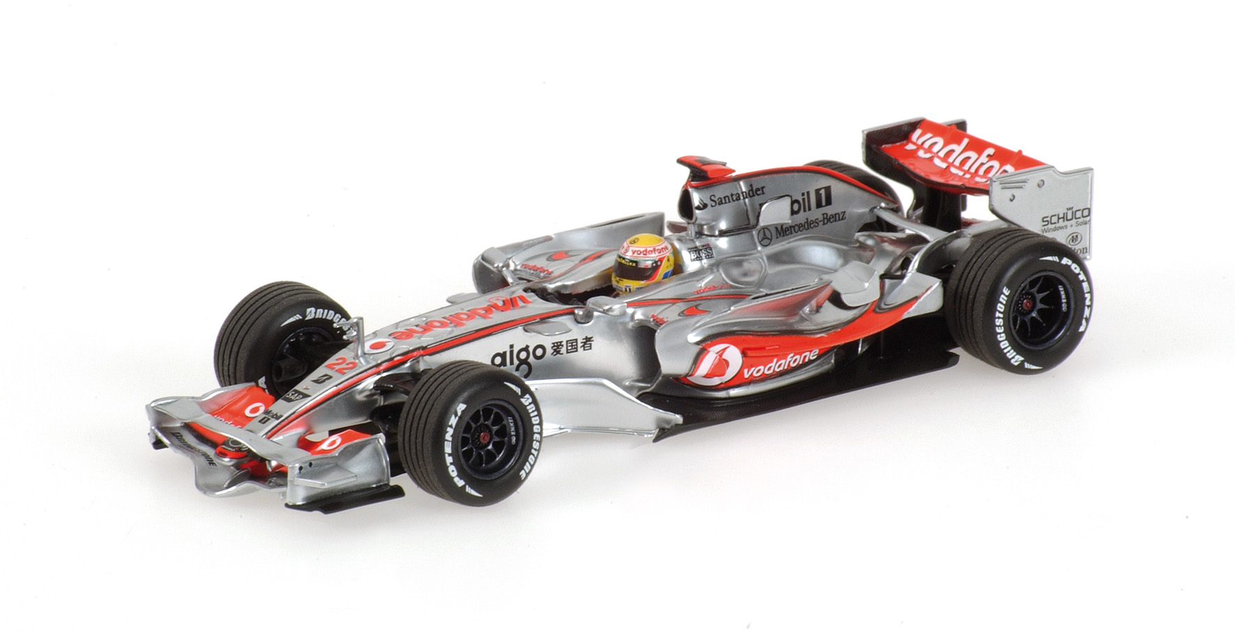 VODAFONE MCLAREN MERCEDES - LEWIS HAMILTON - SHOWCAR 2008